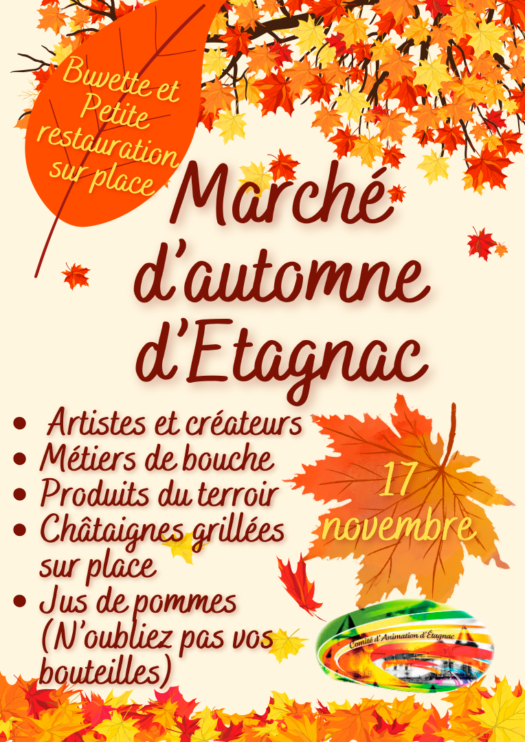 Marché d'automne d'Etagnac